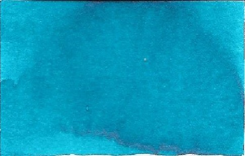 Swatch of Diamine Aqua Lagoon